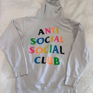 White Anti Social Social Club Hoodie